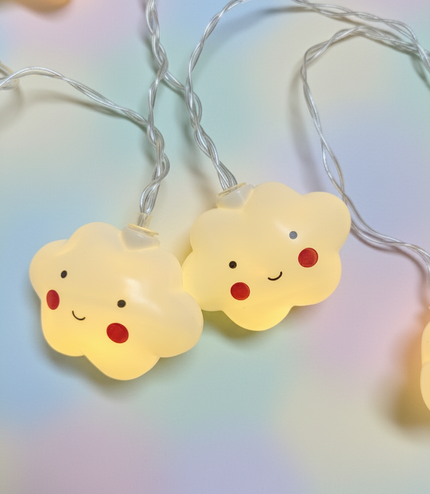 Cloud String Lights UK - LED Nursery Night Light Decoration