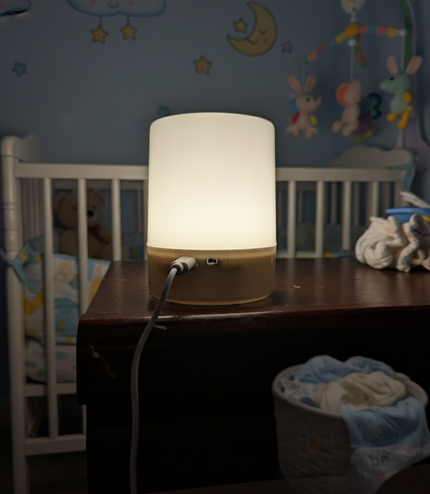 LED Touch Lamp UK - Dimmable Night Light with USB Charging