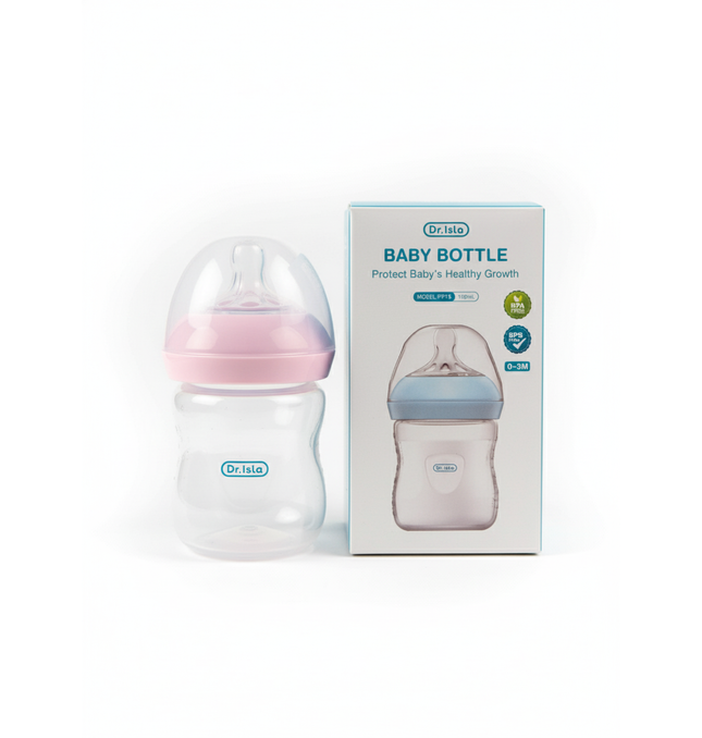 Baby Bottle 150ml UK - Food Grade Silicone Feeder for British Babies | TINY TOES