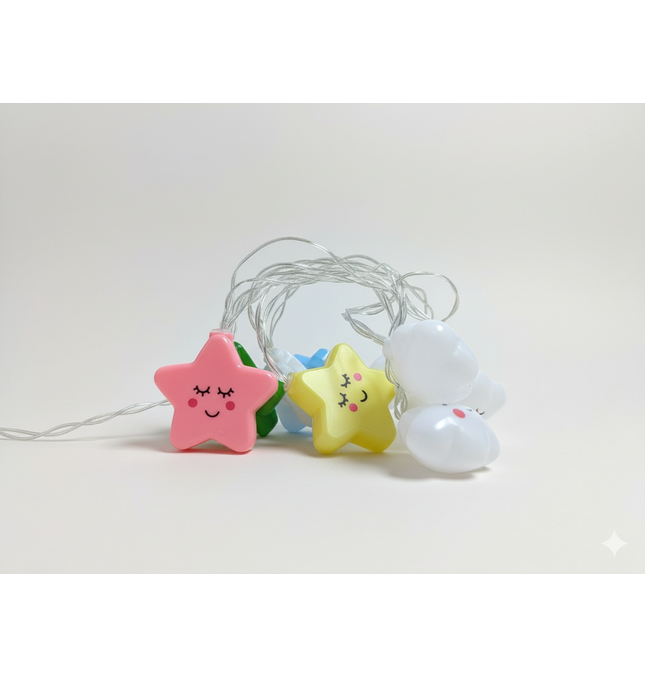 Cloud String Lights UK - LED Nursery Night Light Decoration