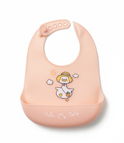 Waterproof Baby Bib UK - Rainbow Design for British Babies | TINY TOES