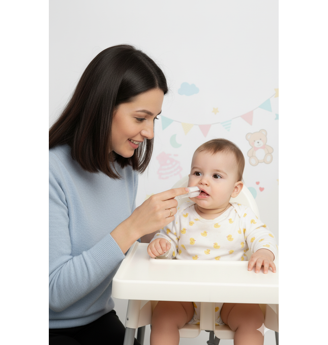 Baby Finger Toothbrush UK - BPA-Free Silicone for British Babies First Teeth | TINY TOES