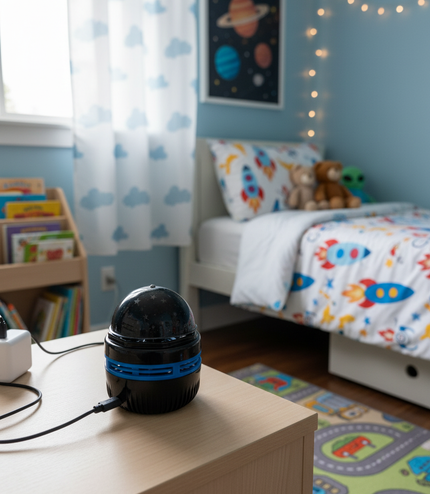 Star Moon Projector UK - LED Night Light for Baby Nursery