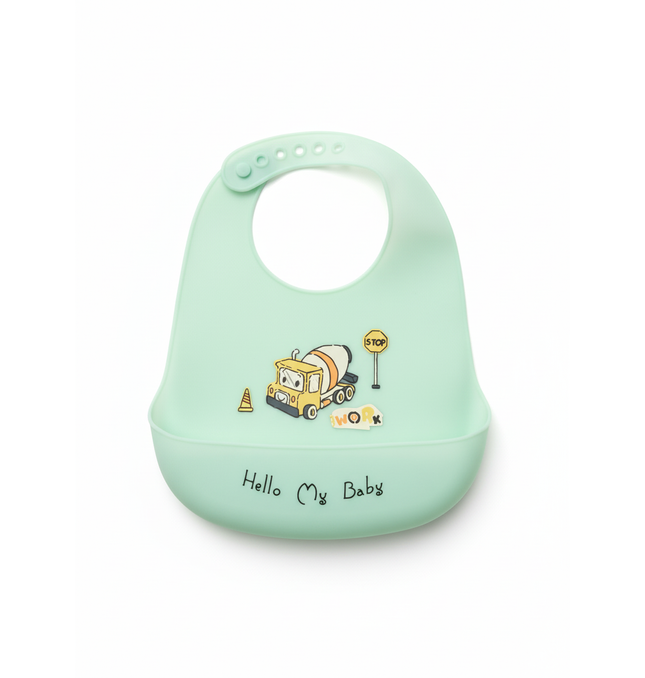 Waterproof Baby Bib UK - Rainbow Design for British Babies | TINY TOES