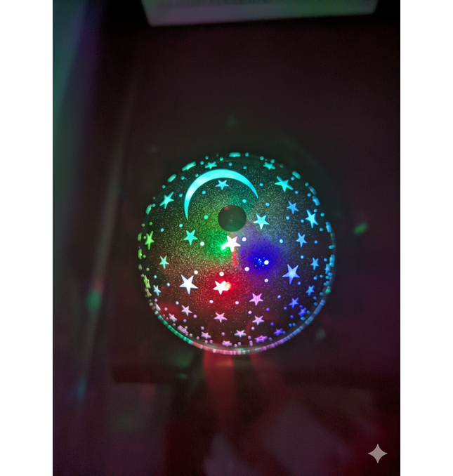 Star Moon Projector UK - LED Night Light for Baby Nursery