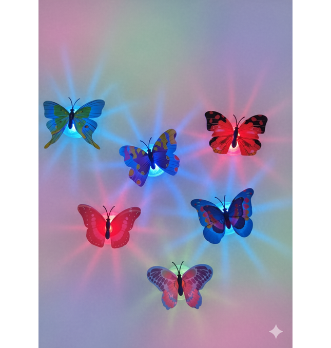 Butterfly Wall Lights UK - LED Nursery Night Light Decor.