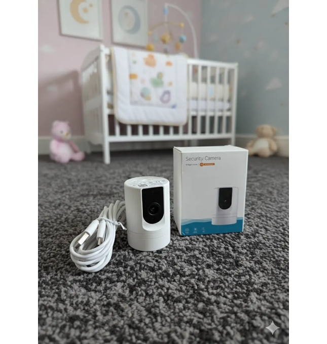 Indoor security camera 1080p for babies bedroom