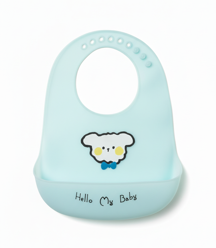 Waterproof Baby Bib UK - Rainbow Design for British Babies | TINY TOES