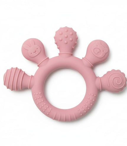 Baby Silicone Teether UK - BPA-Free Safe Teething Toy for British Babies | TINY TOES