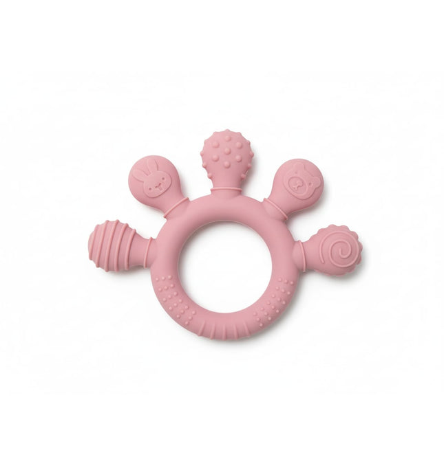 Baby Silicone Teether UK - BPA-Free Safe Teething Toy for British Babies | TINY TOES