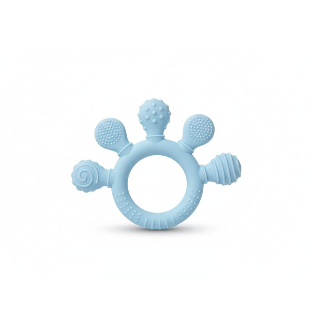 Baby Silicone Teether UK - BPA-Free Safe Teething Toy for British Babies | TINY TOES