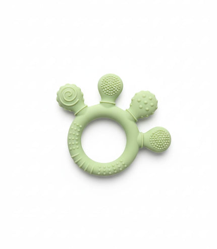 Baby Silicone Teether UK - BPA-Free Safe Teething Toy for British Babies | TINY TOES
