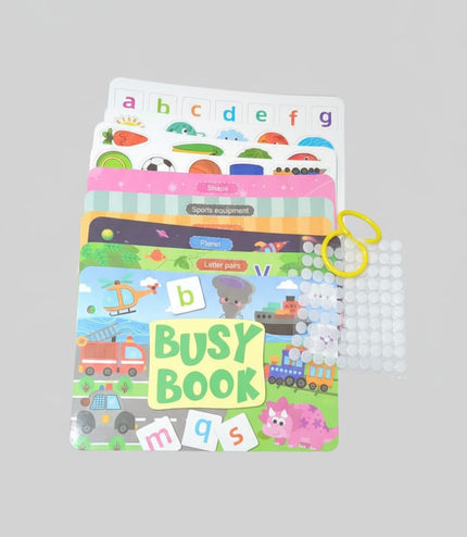 Busy Book for Kids UK - Educational Learning Toy for British Children Ages 2-5 | TINY TOES