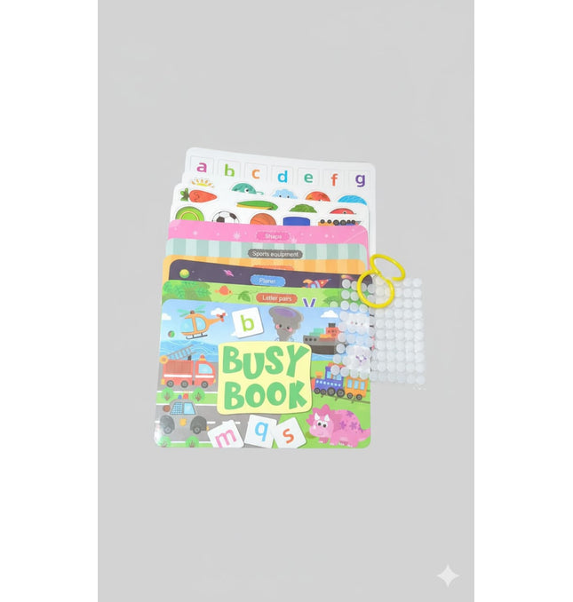 Busy Book for Kids UK - Educational Learning Toy for British Children Ages 2-5 | TINY TOES
