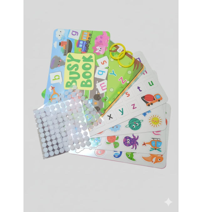 Busy Book for Kids UK - Educational Learning Toy for British Children Ages 2-5 | TINY TOES