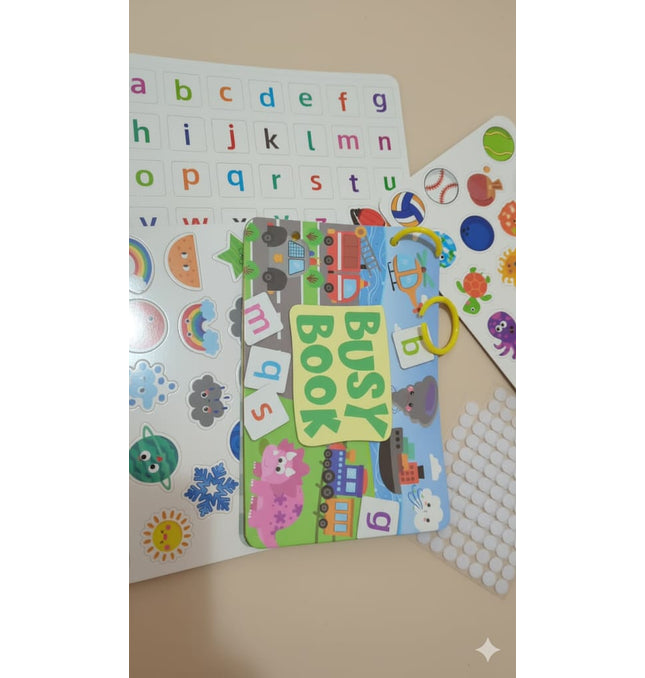 Busy Book for Kids UK - Educational Learning Toy for British Children Ages 2-5 | TINY TOES