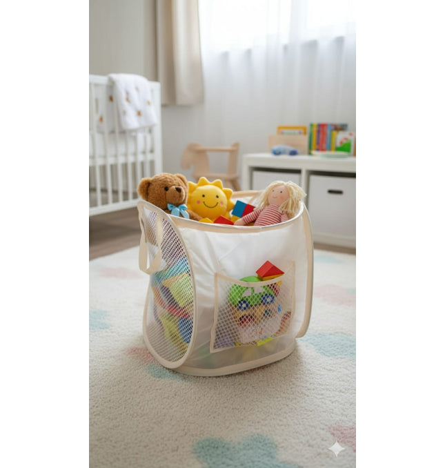 Baby Storage Basket UK - Nursery Organiser & Toy Storage
