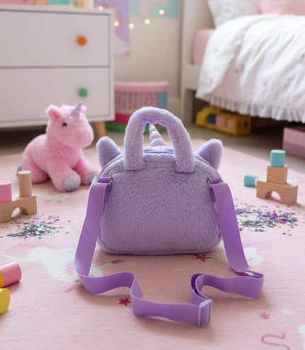 Rainbow Unicorn Backpack UK - Small Girls Baby Bag & Rucksack