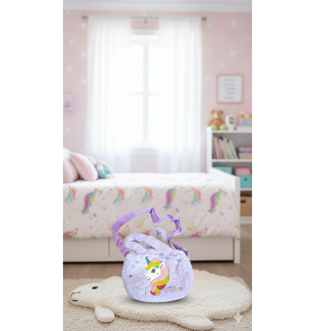 Rainbow Unicorn Backpack UK - Small Girls Baby Bag & Rucksack