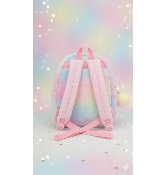 Rainbow Unicorn Backpack UK - Large Colourful Baby Bag for British Kids | TINY TOES