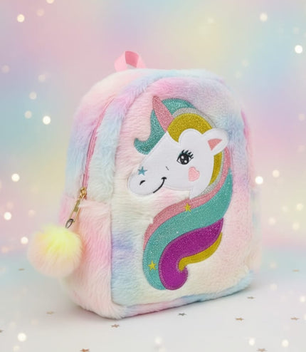 Rainbow Unicorn Backpack UK - Large Colourful Baby Bag for British Kids | TINY TOES