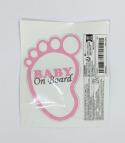 Baby on Board Car Sticker UK - Premium Safety Sign for British Families | TINY TOES