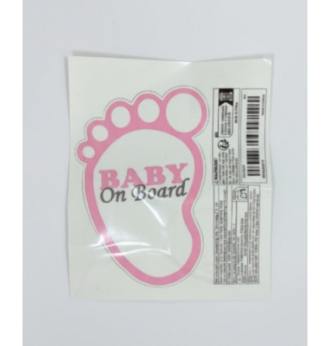 Baby on Board Car Sticker UK - Premium Safety Sign for British Families | TINY TOES