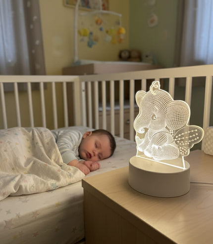 3D Animal Night Light UK - LED Nursery Lamp for Baby Room
