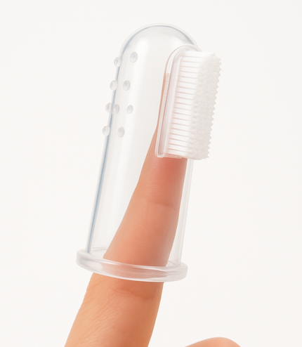 Baby Finger Toothbrush UK - BPA-Free Silicone for British Babies First Teeth | TINY TOES