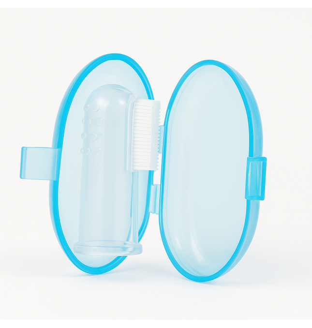 Baby Finger Toothbrush UK - BPA-Free Silicone for British Babies First Teeth | TINY TOES