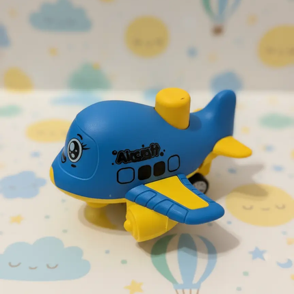 Happy Flyer Orange & Teal Soft-Grip Airplane Toy TinyToesBigSmile